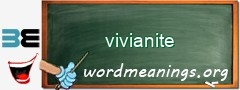 WordMeaning blackboard for vivianite
